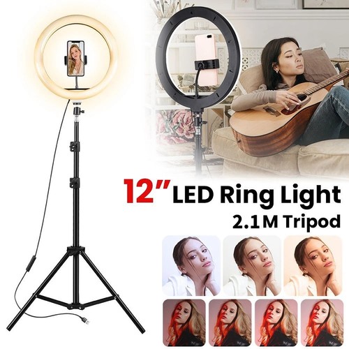 Led ring light - 12", tripod