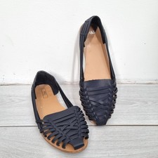 M&S Flat Sandals Huarache UK 8