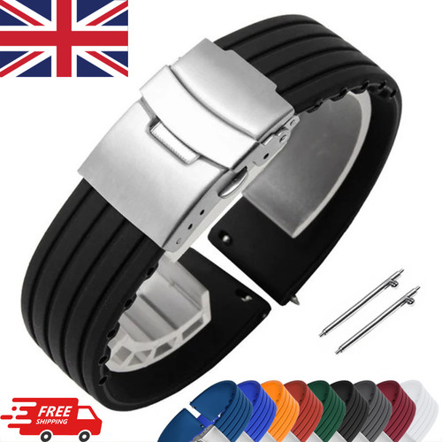 Silicone rubber watch - watch, strap