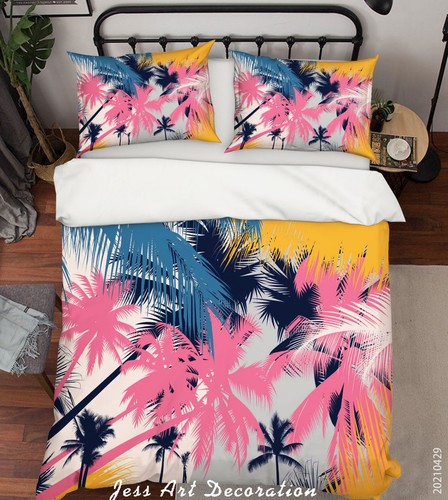 Tropical colorful palm - 3d, tree