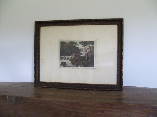 Rare antique etching minnow - etching,, 'minnow