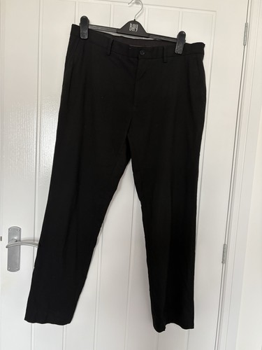 Men black tailored - m&s,