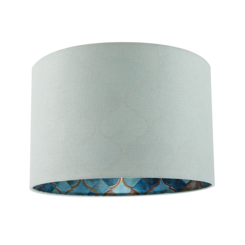 Designer duck egg linen - duck,