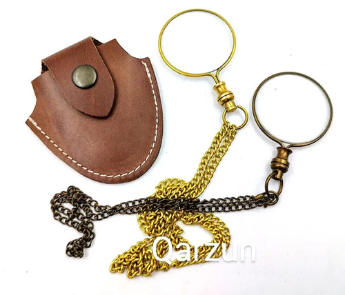 Magnifying glass necklace - glass,