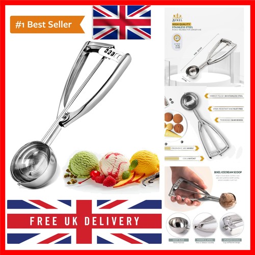 Ice cream scoop with - cream,