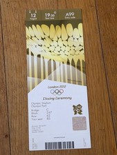 TICKET 2012 London Olympics