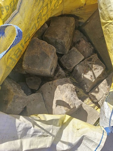 Stone cobbles walling - stone,