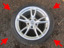 Porsche 997 Carrera 2 4 FACELIFT Rear Alloy Wheel TYRE GENUINE ORIGINAL 36kMILES