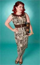 TIKI DRESS size 10 - Audrey