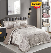 Velvet Quilted Bedspread Bed