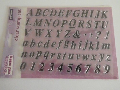 Creative card making - card, clear