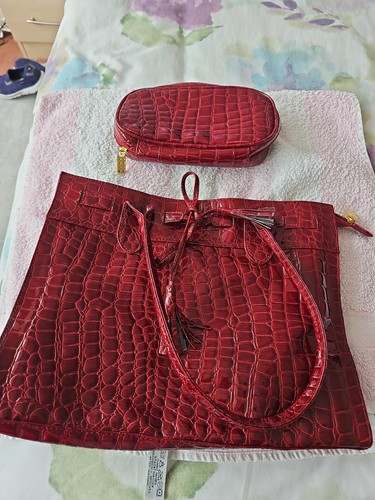Models prefer red faux leather - models,