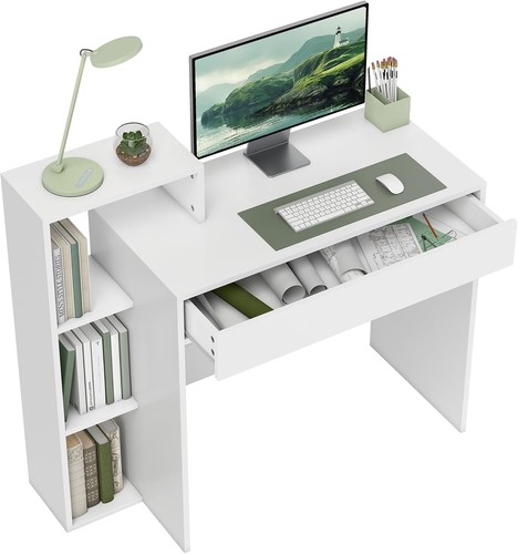 Desk with storage open - storage,, 3