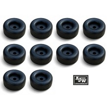 10 Rubber Buffer Round 65 x
