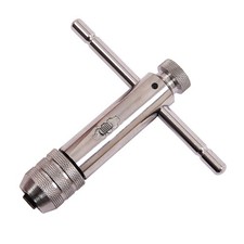 S1460 Tap Wrench M5-M12 Large Forward Reverse Lock Chrome Plated Polished Amtech