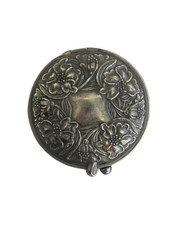 Vintage Ornate Floral Silver
