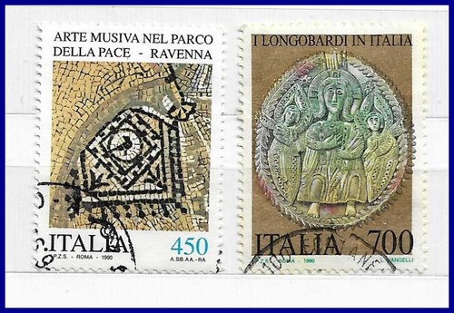 Italian stamps used - , 1990