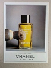 Chanel Gentleman's Aftershave Original 1987 Paper Magazine Advert