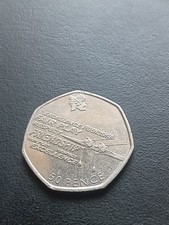 50p Coin Olympic Rowing  (#27)
