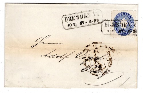 Sachsen on letter - as, ef