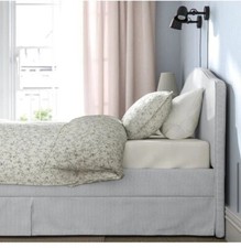 Ikea Cover - Ramnefjall  Standard King Bed Frame, Klovsta Grey/White 805.602.00