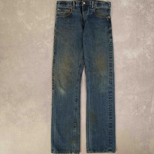 Levi's Vintage 517 Flared Fit Mud Wash Jeans W32 L36 Men's Blue Denim
