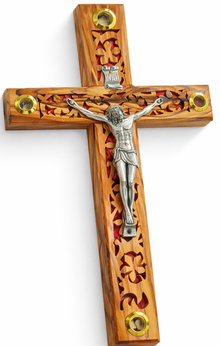 Hand carved bethlehem olive - hand,