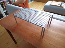 Metal expandable kitchen cabinet shelf riser insert organiser