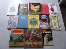 13 x Chicken Books Joblot Poultry Eggs Breeding Keeping Hens Health