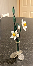 Murano Style Glass Flowers And