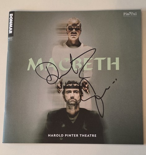 David tennant macbeth signed - tennant, 'macbeth'