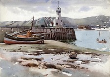 Arthur Royce Bradbury (1892-1977) Watercolour Painting Scarborough 1945