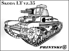 1:100 Skoda Lt Vz35 x 2, Model