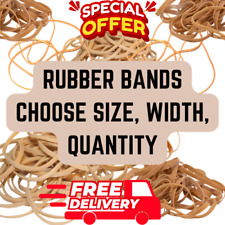 Strong Elastic Rubber Bands - Premium Latex , Sizes 20,30,36,38,60,67,69 in mm