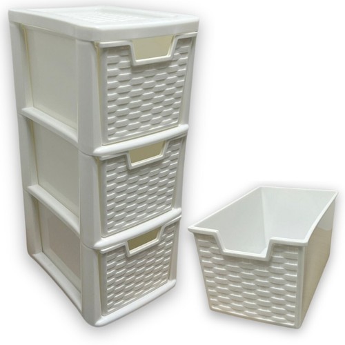 Drawers medium rattan effect - medium,