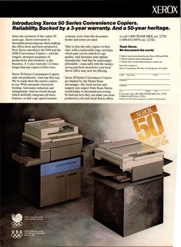 Xerox copier copy - copier, ad