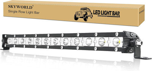 Single row led light bar - single,