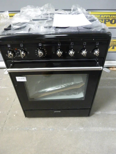 Smeg cooker black - cooker, cx61gmbl