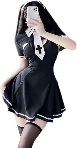 Sexy nun costume women cosplay - costume,