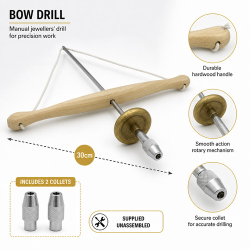 Jewellers bow drill hand - hand,