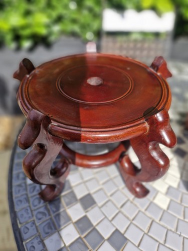 Large chinese wooden jardinere - large,