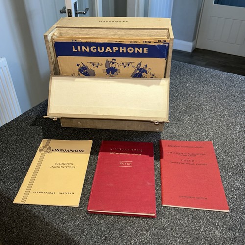 Vintage linguaphone nederlands - vintage,