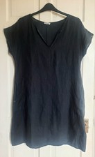 Luella 100% Navy Linen Shift