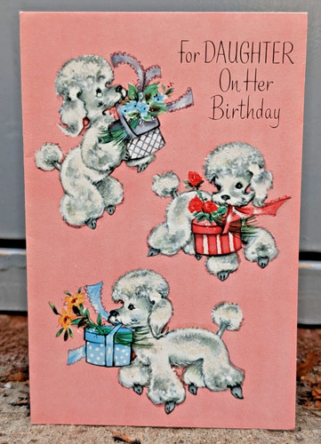 Vintage 1950 daughter poodle - 1950's,