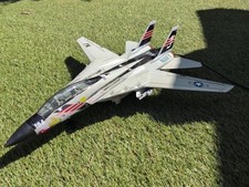 Vintage New Bright USS Kitty Hawk F-14 Tomcat RC Jet Plane with Remote – Works!