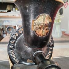 SPONG coffee mill, manual, cast iron, antique, vintage, made in England