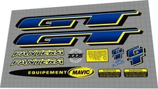 1997 pantera blue decal set - 1997, gt