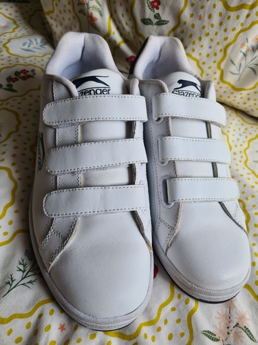White slazenger trainers size - white,