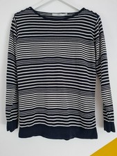 Isle Navy & White Stripe Jumper Top