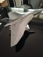 AVRO VULCAN SCULPTURE BRUSHED METAL / CHROME STYLE FINISH 